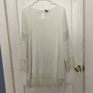 long Sleeve white dress